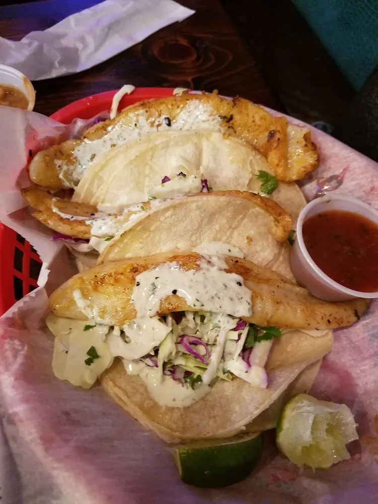 Golden Fried Fish Tacos